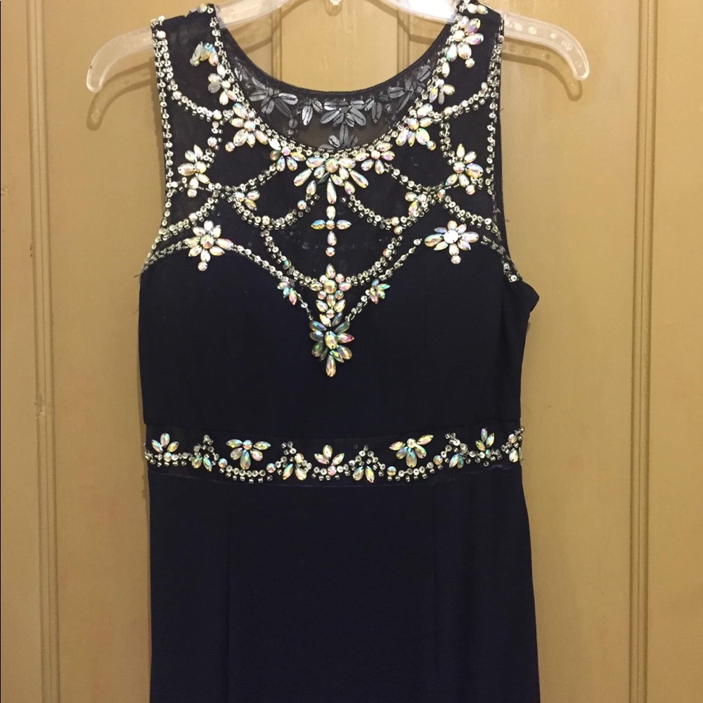 Bestsy and Adam dark blue/purple size 12 dress
